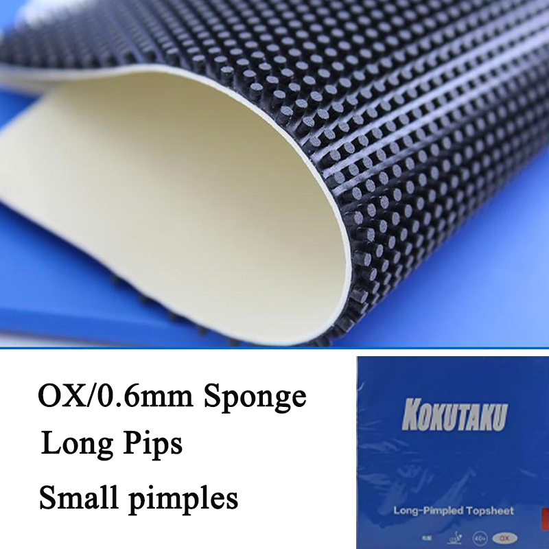Table Tennis Rubber - KOKUTAKU Long Pips Table Tennis Rubber