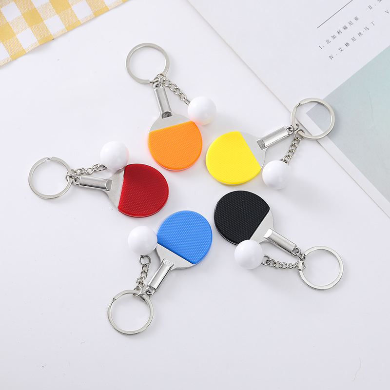 Table Tennis In Chinese - Table Tennis Key Chain Pendant Simulation