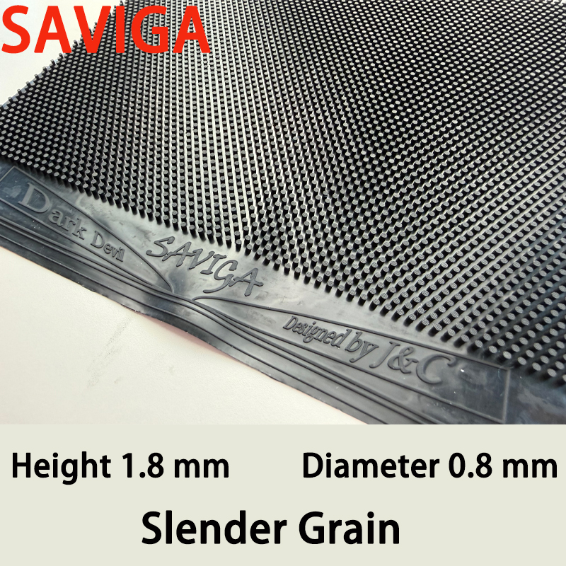 Table Tennis Rubber - DAWEI SAVIGA Long Thin Particles Table