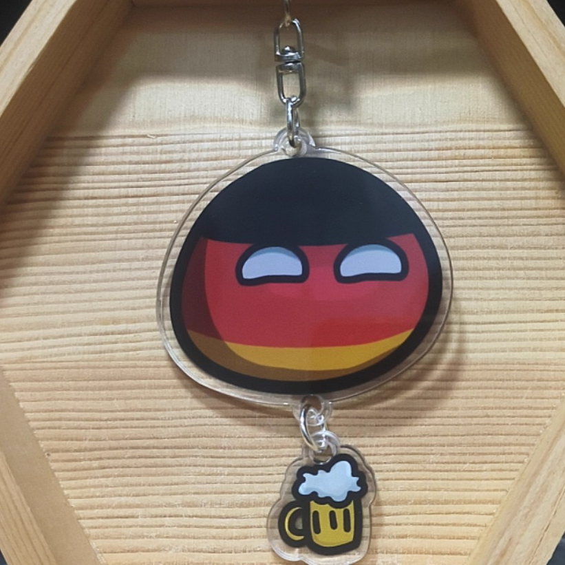 21 Styles Countryballs Keychai - Table Tennis France recensione e prezzo