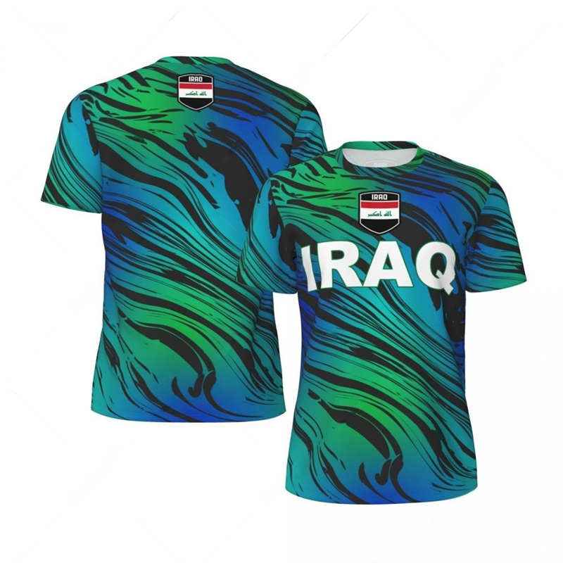 Iraq Flag Football Tshirt Men  - Table Tennis Daily recensione e prezzo