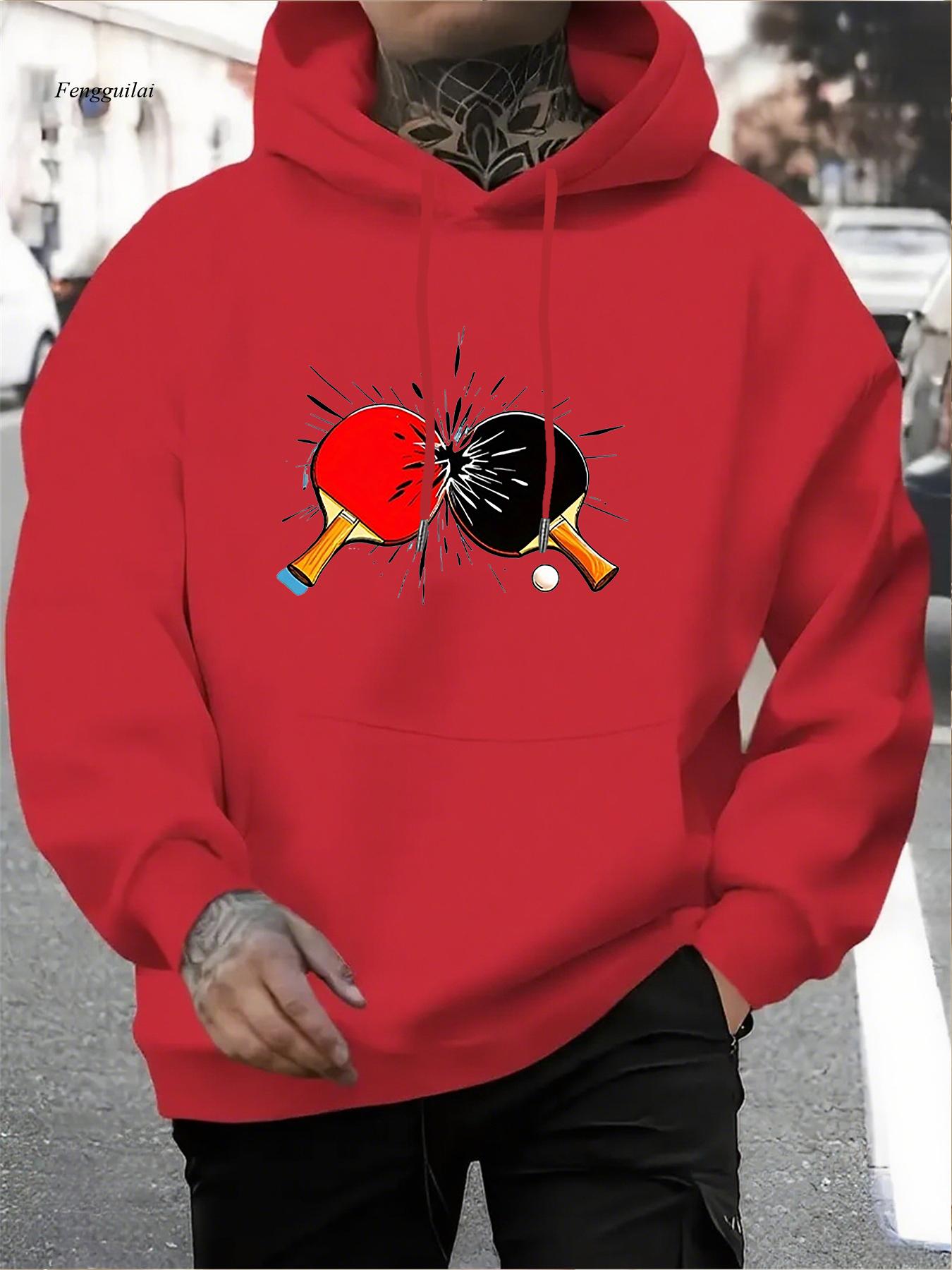Ping Pong Smash Graphic Hoodie - Table Tennis Graphics recensione e prezzo
