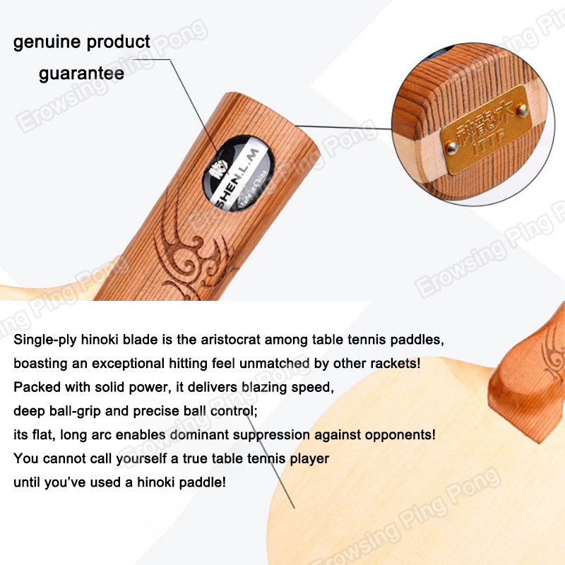1-Ply Hinoki Table Tennis Blad - Table Tennis Blades recensione e prezzo