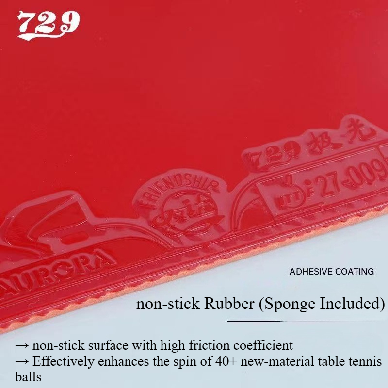 729 Friendship Aurora Max Tabl - Table Tennis Rubber recensione e prezzo