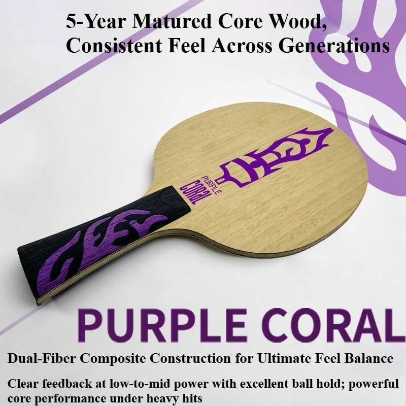Meteor Purple Coral Table Tenn - Table Tennis Blades recensione e prezzo