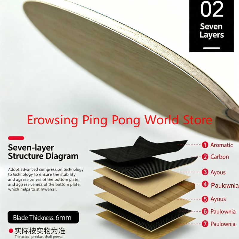 Shenlong Wood ALC Carbon Table - Table Tennis In Chinese recensione e prezzo