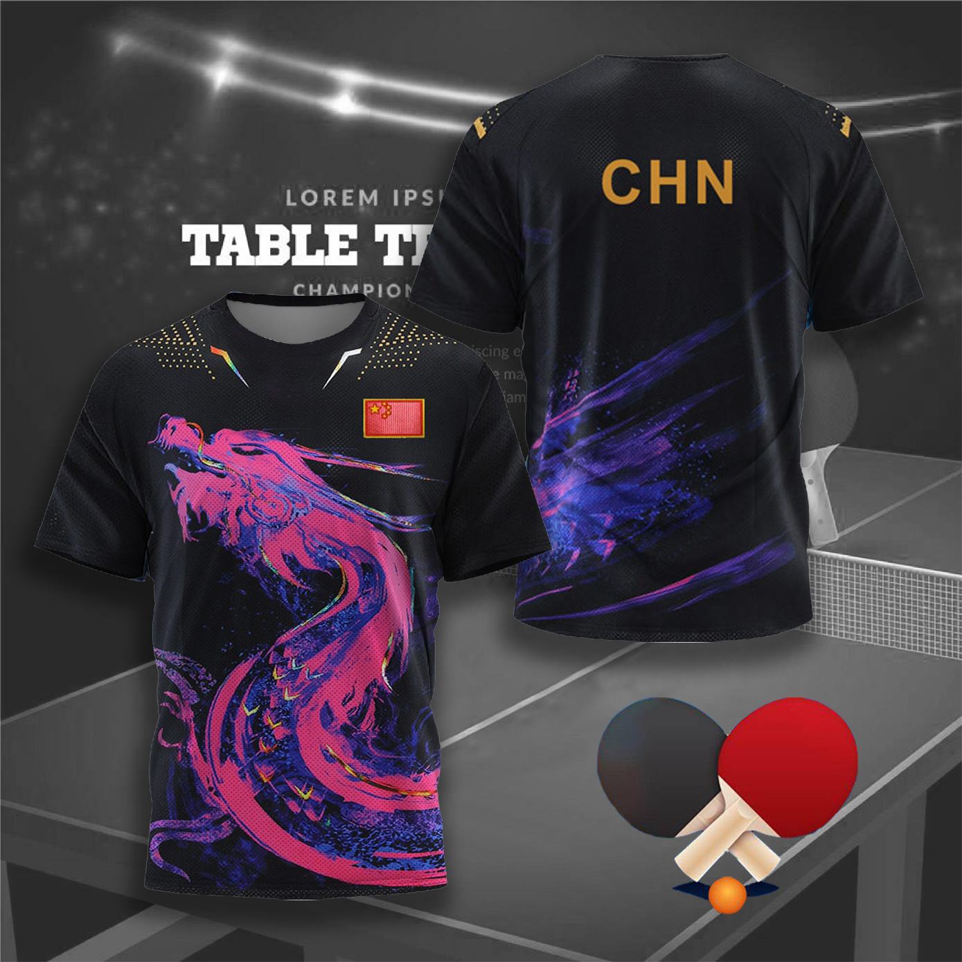 CHINA Dragon Table Tennis Grap - Table Tennis Daily recensione e prezzo