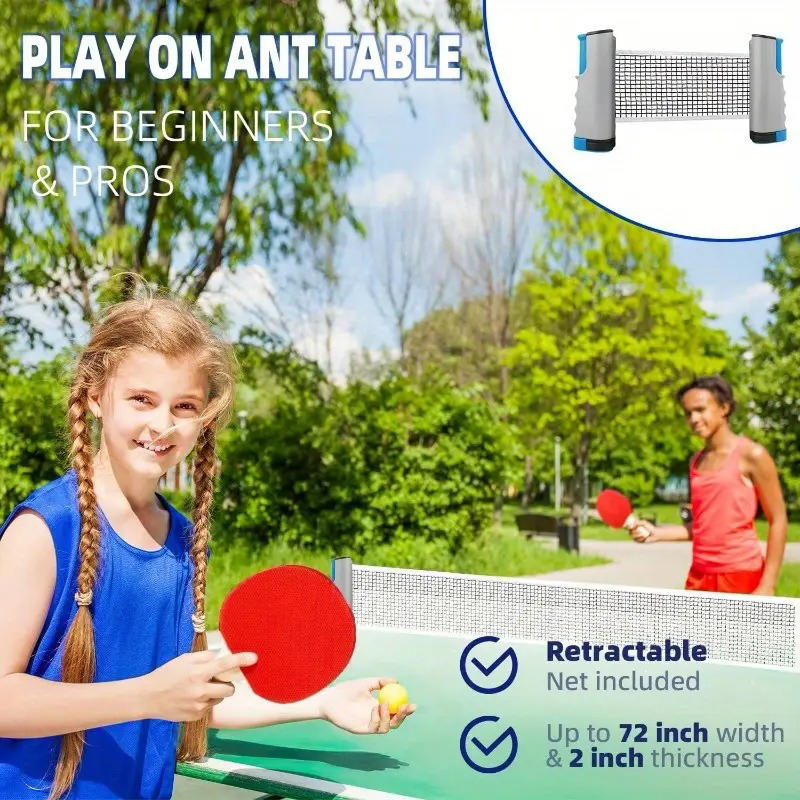 Retractable Table Tennis Net A - Table Tennis Equipment recensione e prezzo