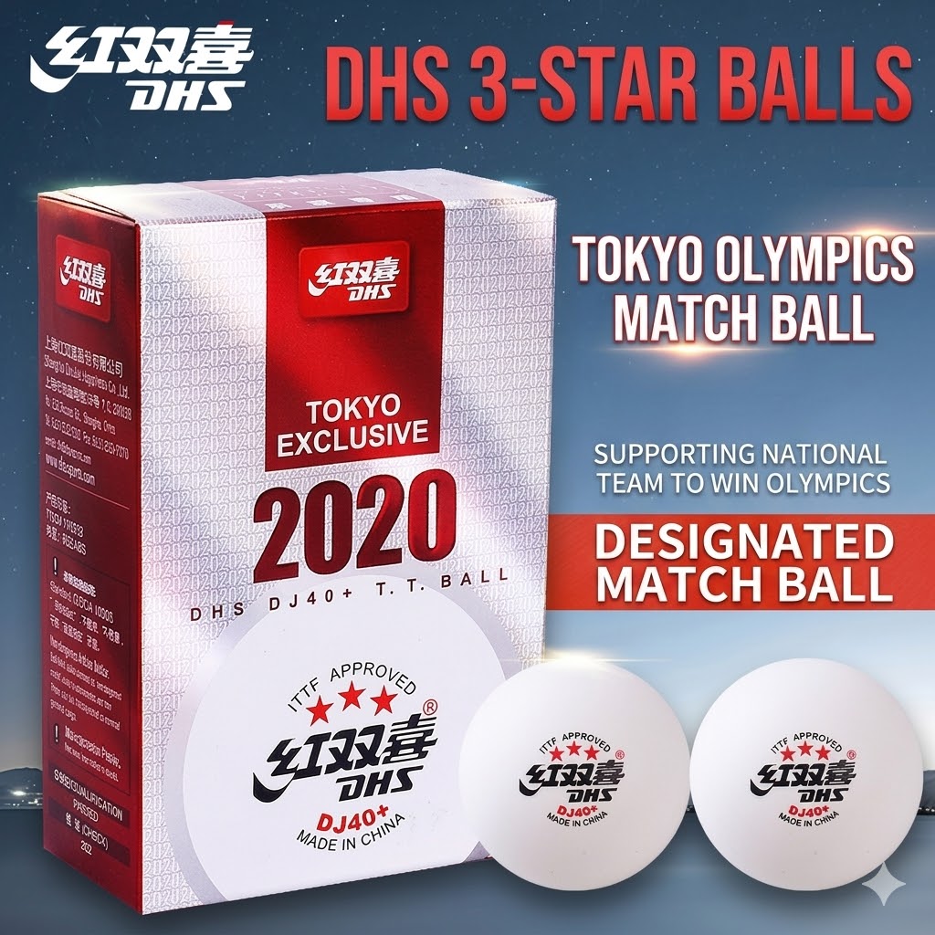 6pcs Original DHS WTT Ping Pon - Table Tennis Daily recensione e prezzo