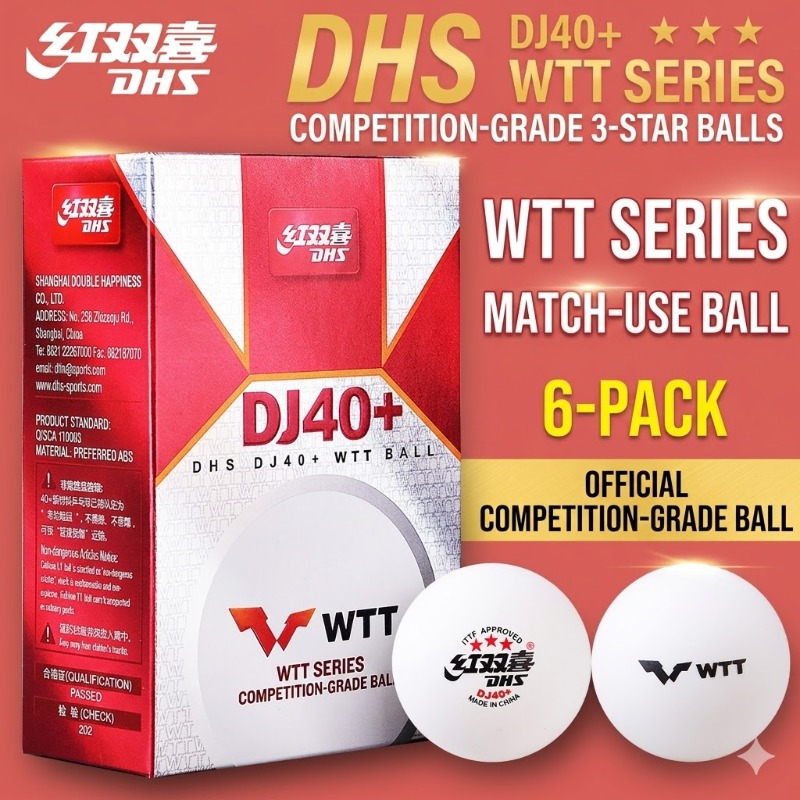 6pcs Original DHS WTT Ping Pon - Table Tennis Daily recensione e prezzo