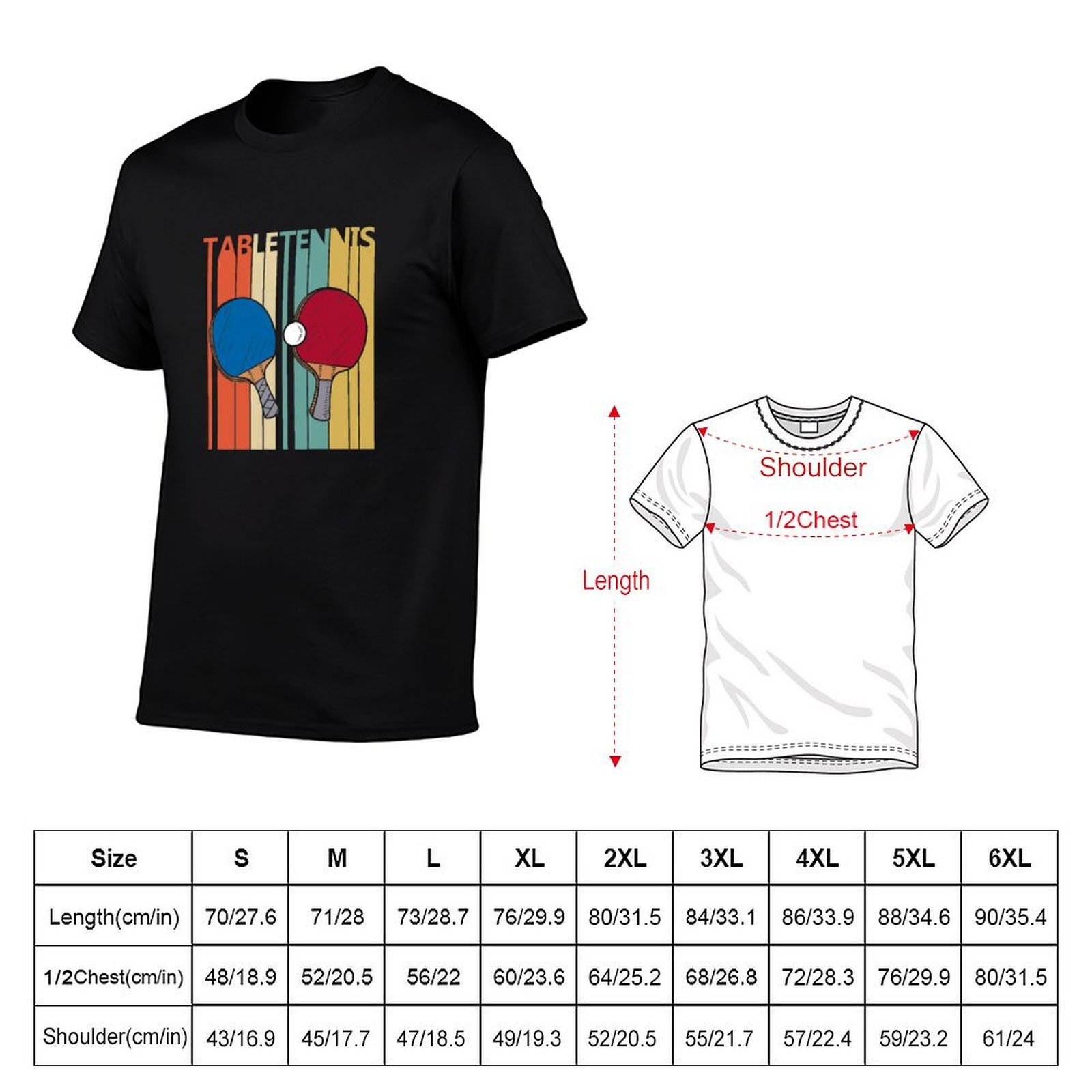Vintage Table Tennis T-Shirt m - Table Tennis Graphics recensione e prezzo