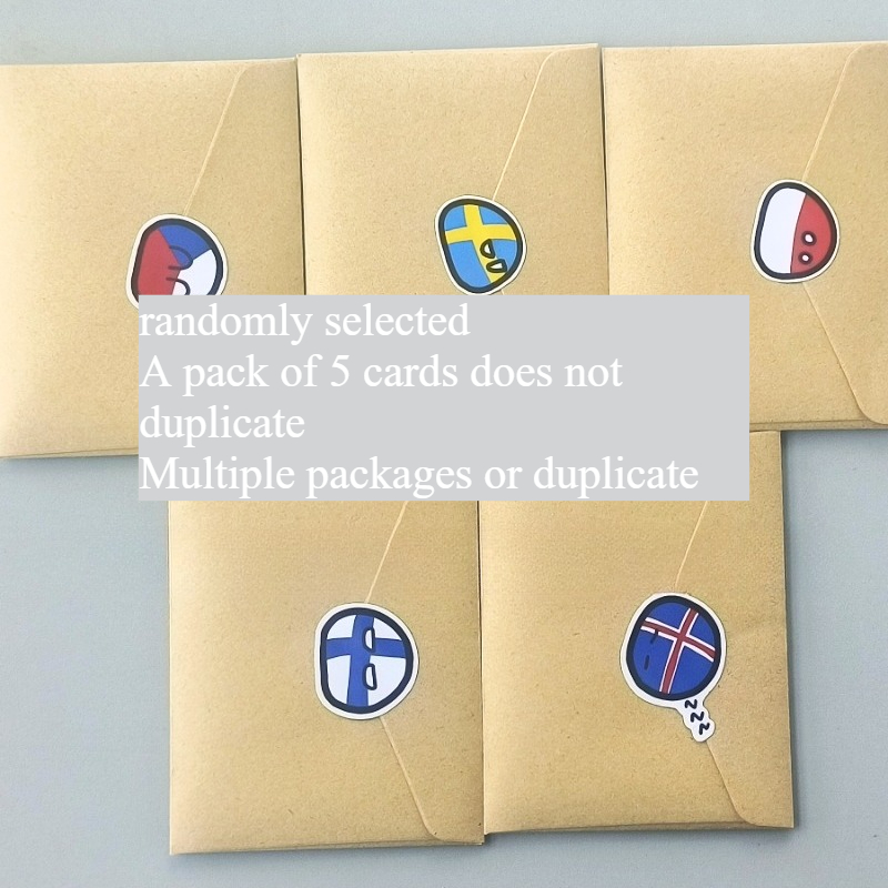 5pcs Countryballs Card Doll UK - Table Tennis France recensione e prezzo