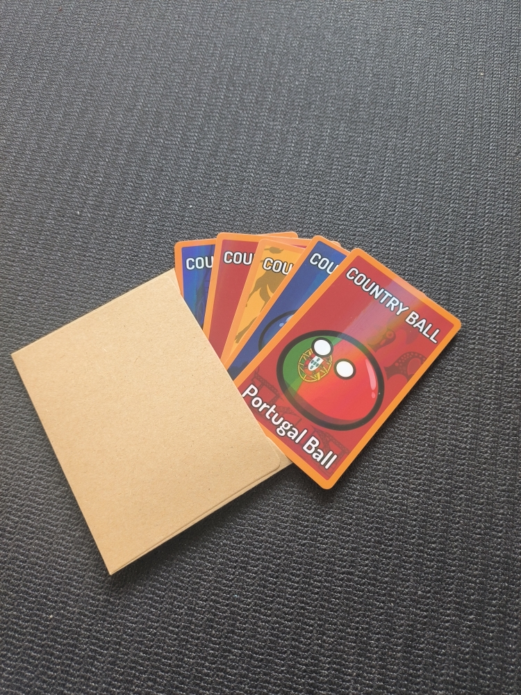5pcs Countryballs Card Doll UK - Table Tennis France recensione e prezzo