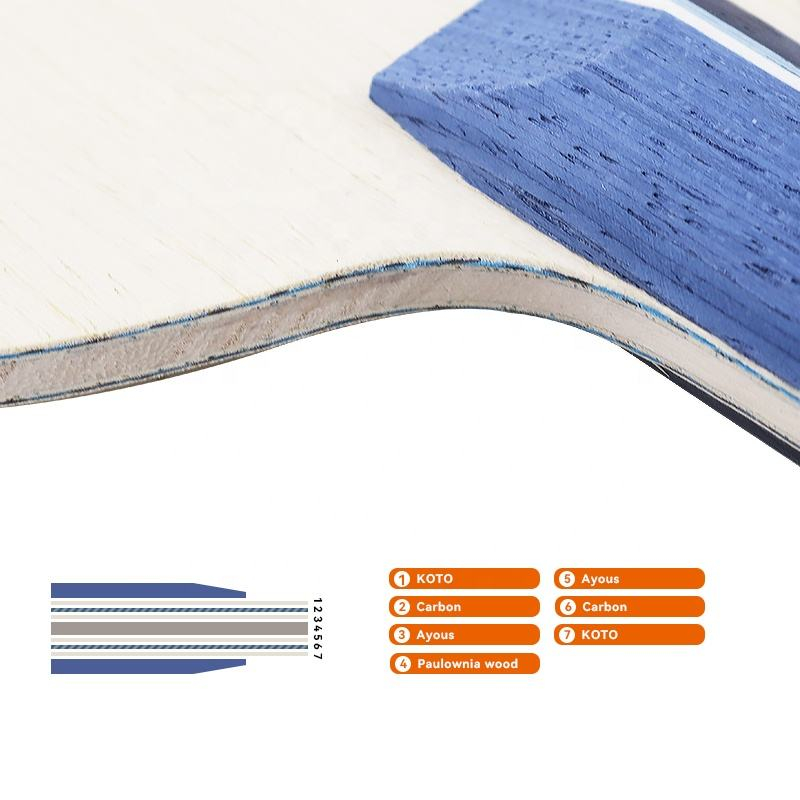 1PCS Blue Carbon Fiber Table T - Table Tennis Blades recensione e prezzo