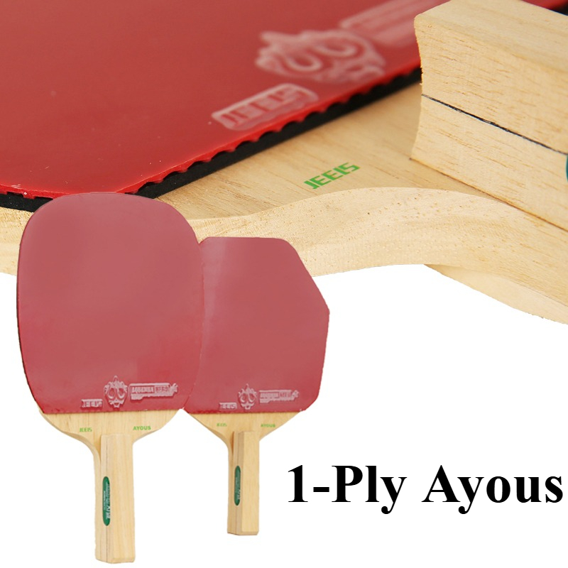 JEELS Japanese 1-Ply Ayous Woo - Table Tennis Equipment recensione e prezzo