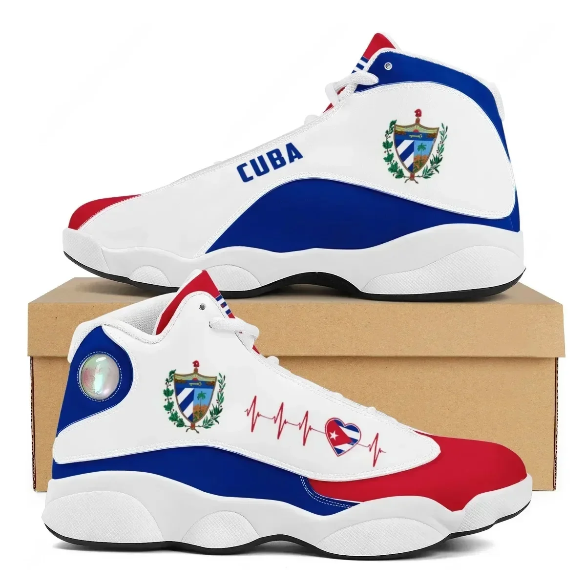 CUBA Flag Print Cool Men Baske - Table Tennis Daily recensione e prezzo
