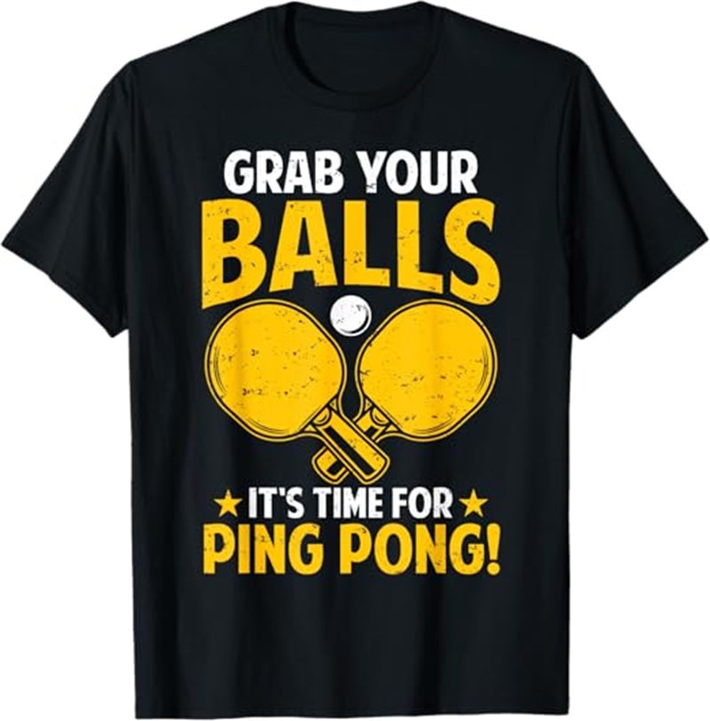 Full Print Ping Pong Tshirts F - Table Tennis Daily recensione e prezzo